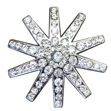 Western Screw Back Concho Clear Spur Bling Headstall Tack Cowgirl